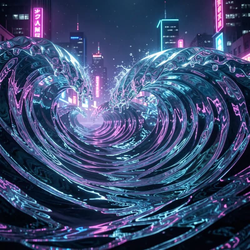 Glass Waves and Neon
