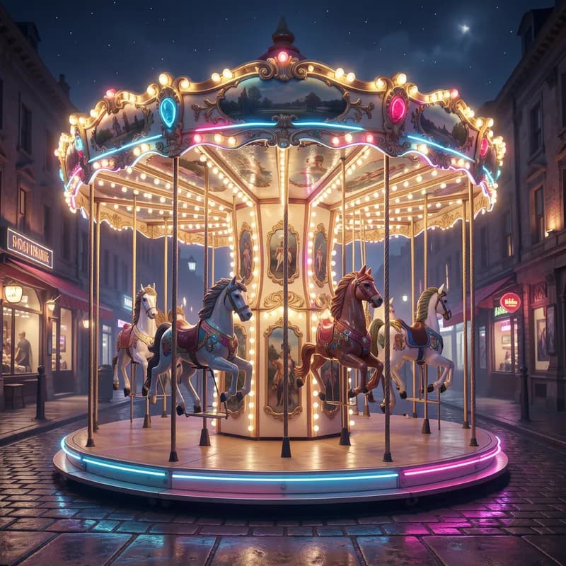 Neon Carousel