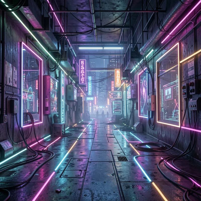 Neon Static