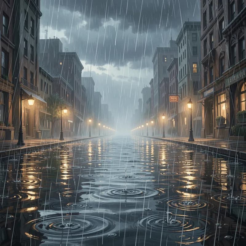 Pixelated Rain