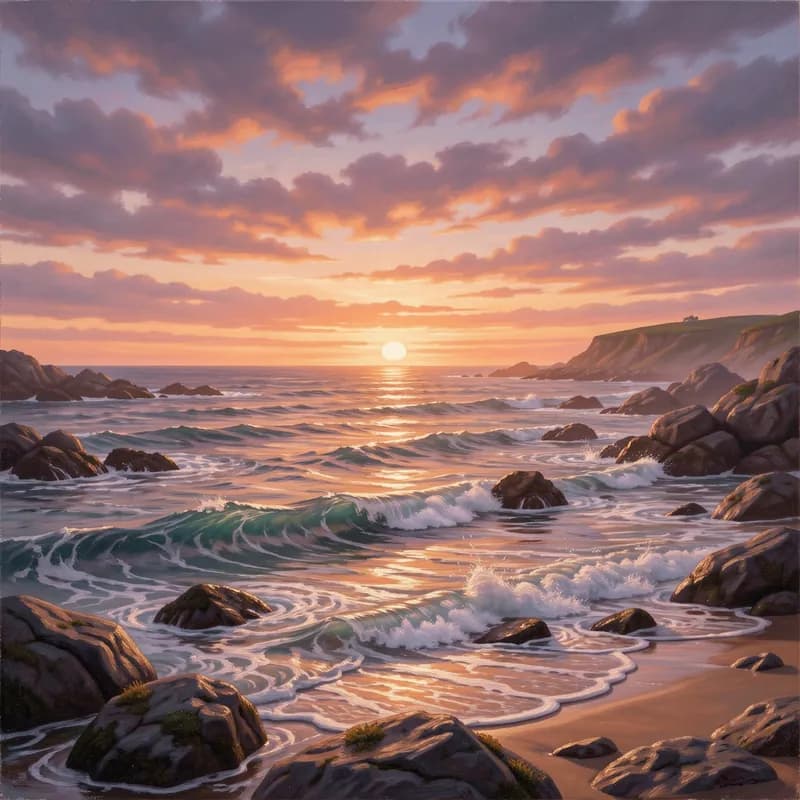 Silver Coast Afterglow