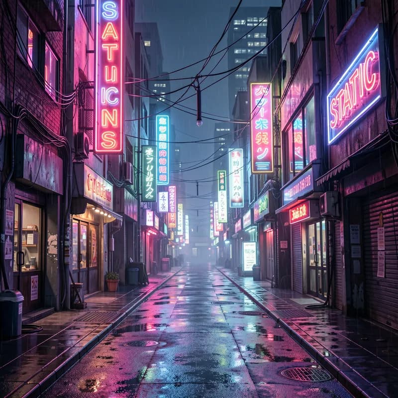 Static in the Neon