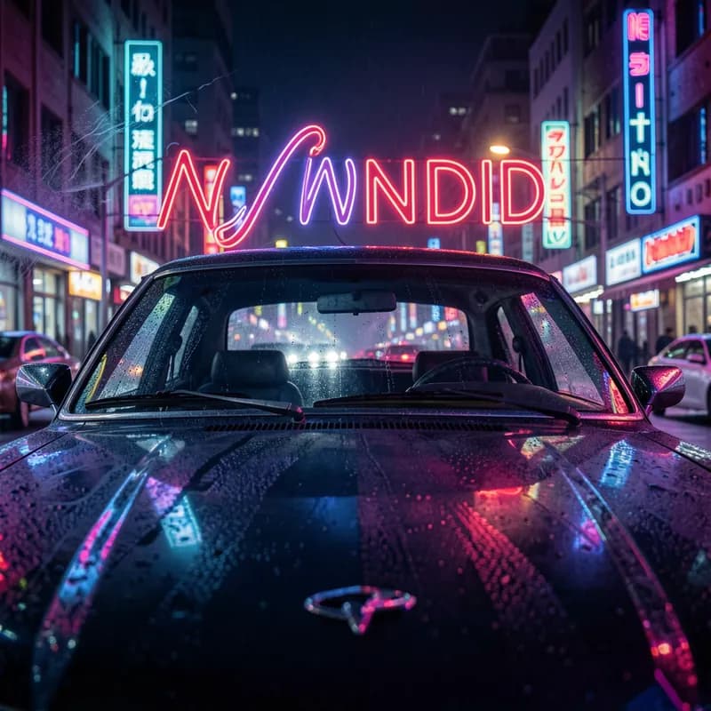 Neon Windshield