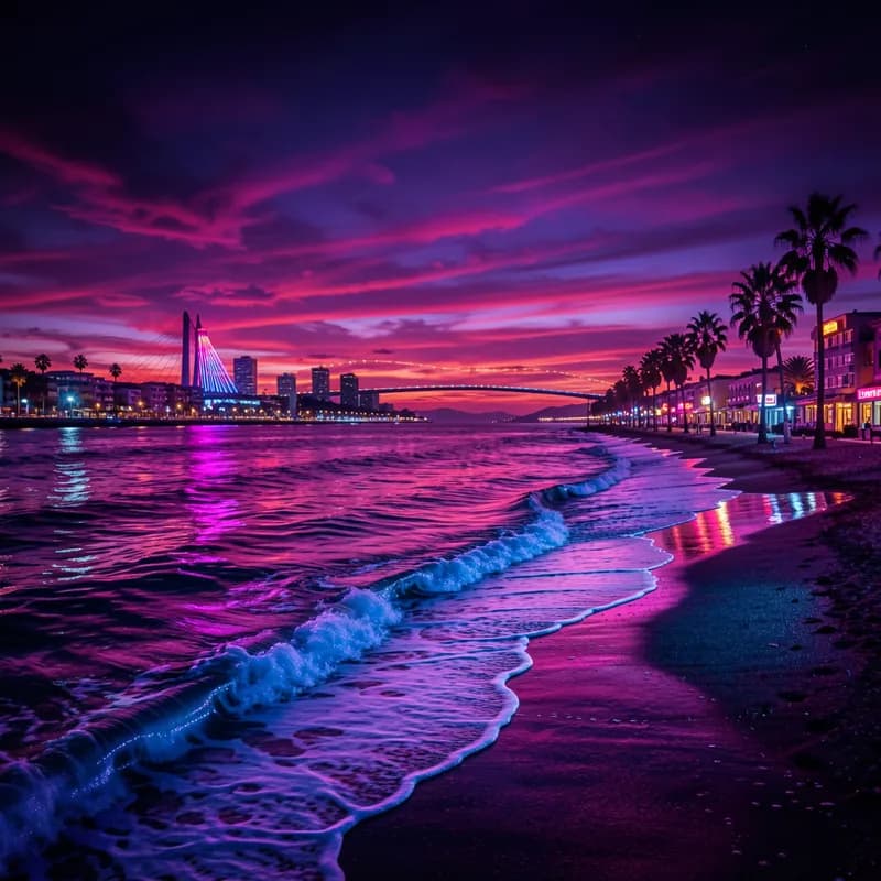 Neon Shoreline