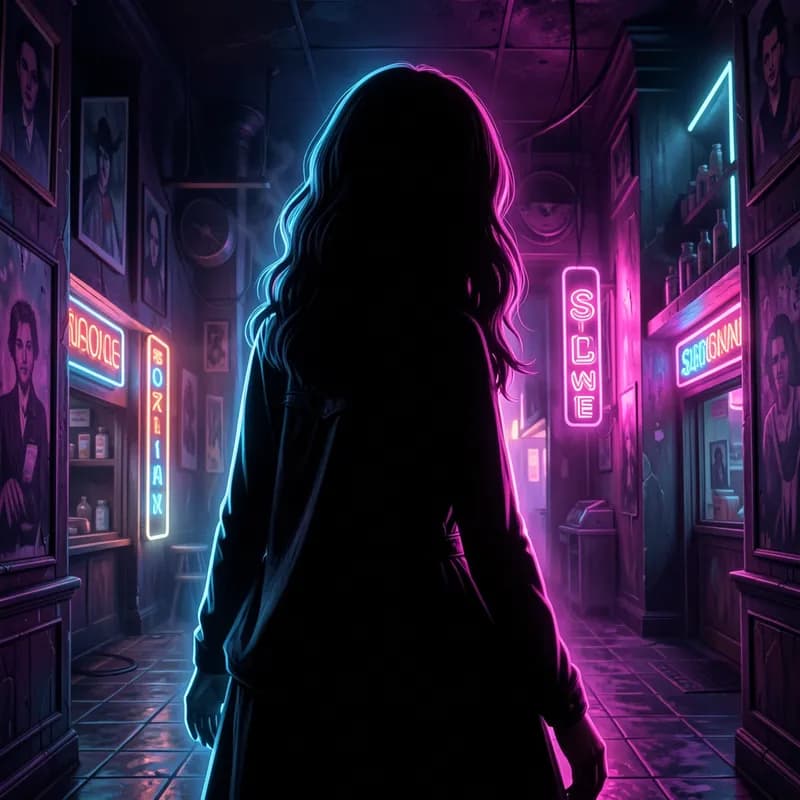 Neon Silhouette