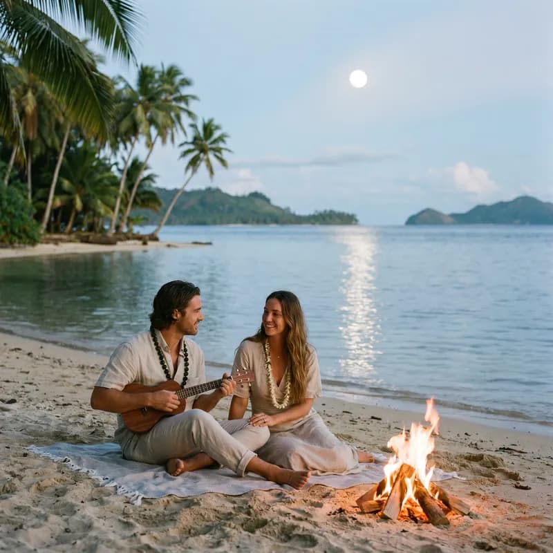 Moonlit Island Serenade