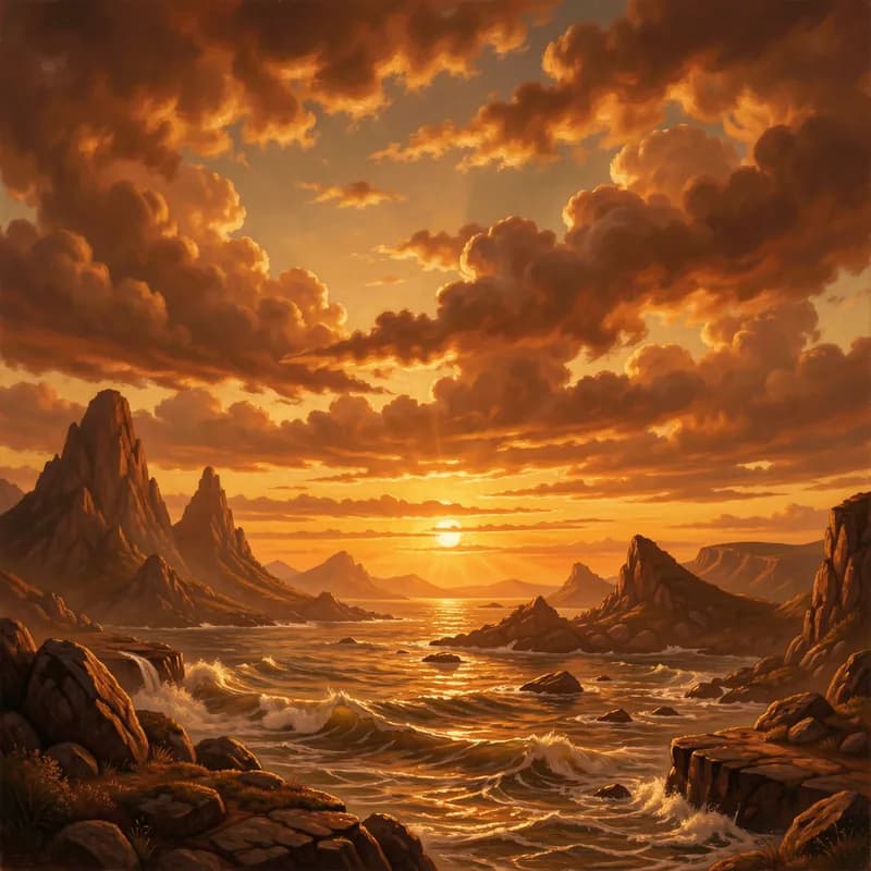 Amber Skies