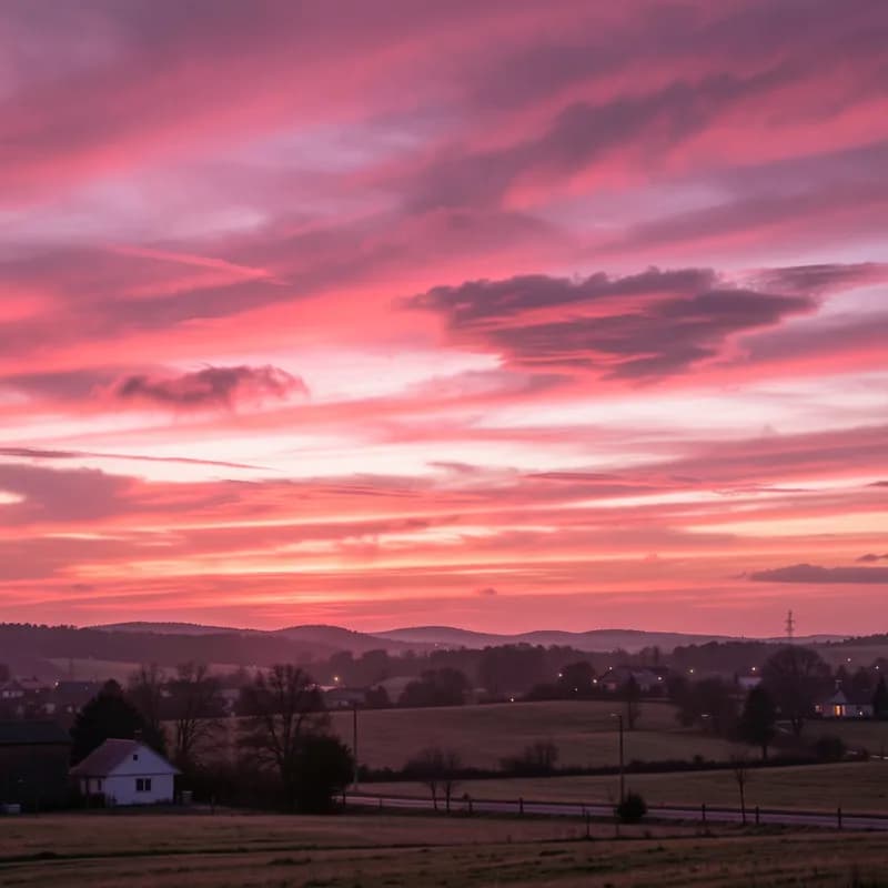 Pink Sky Glow