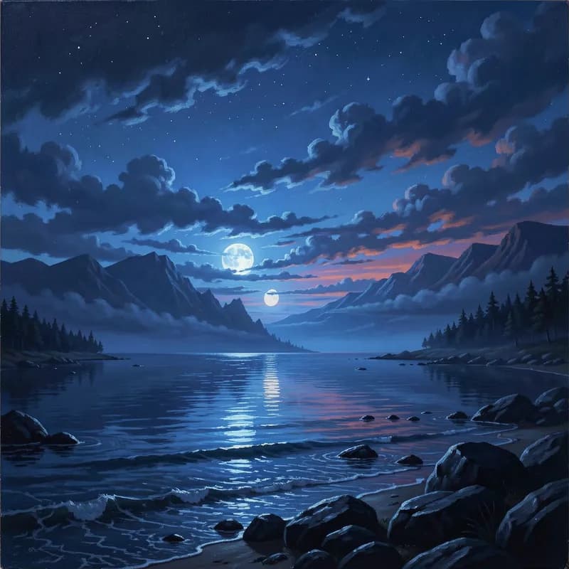 The Blue Hour Afterglow