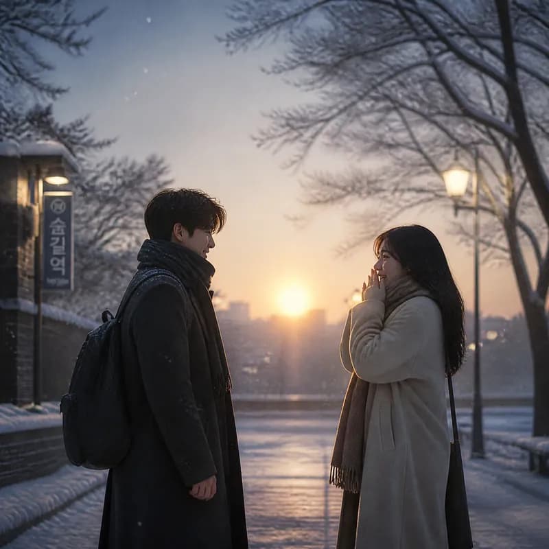 겨울 새벽의 재회