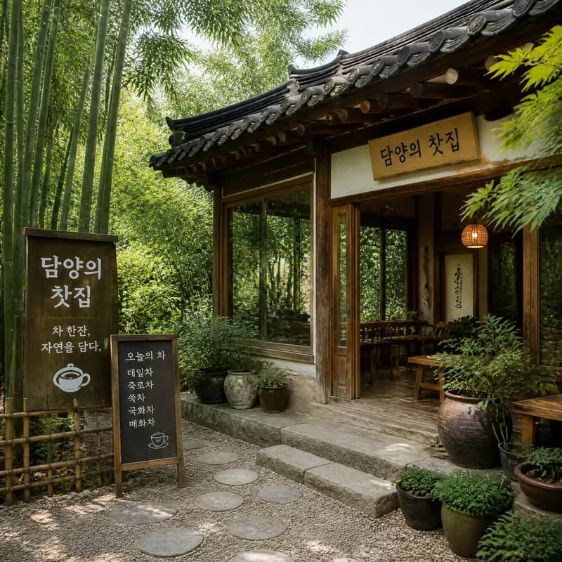 담양의 찻집