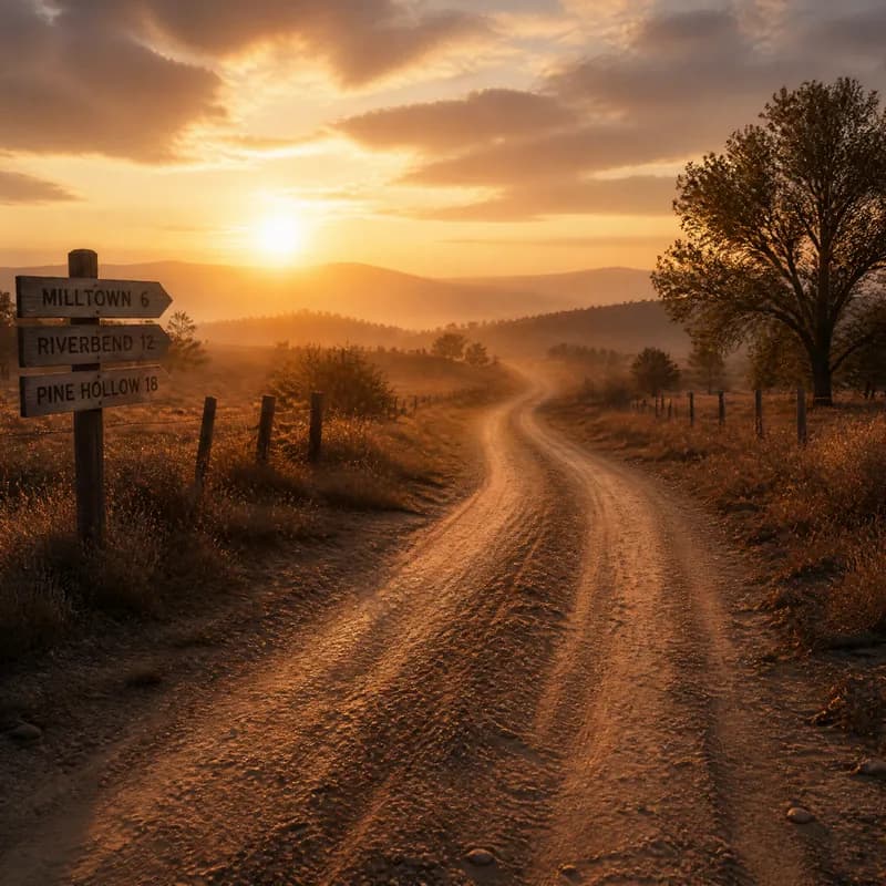 Dust Roads at Dawn