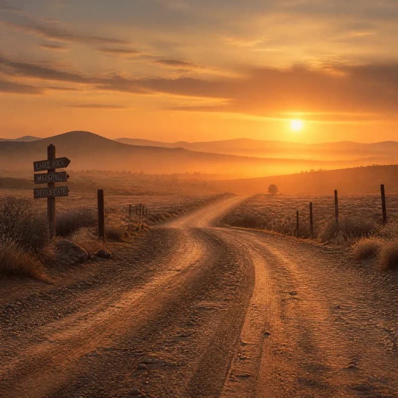 Dust Roads at Dawn