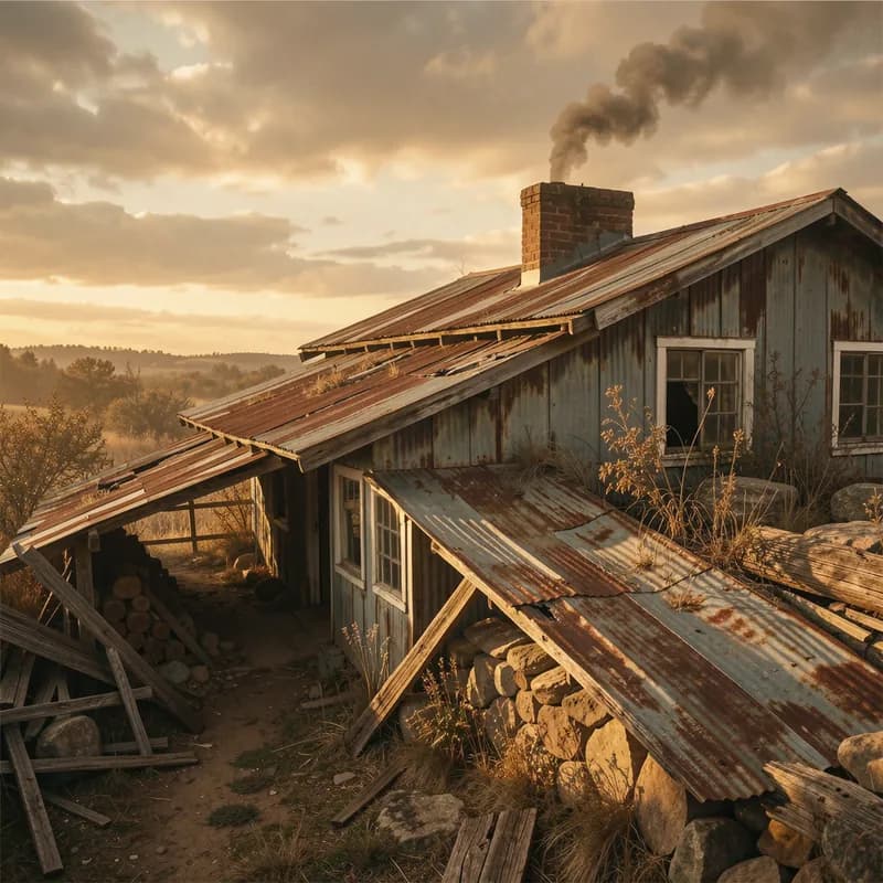 Gold Tin Roofs