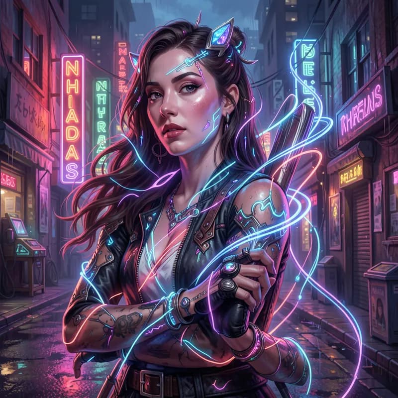 Neon Threads