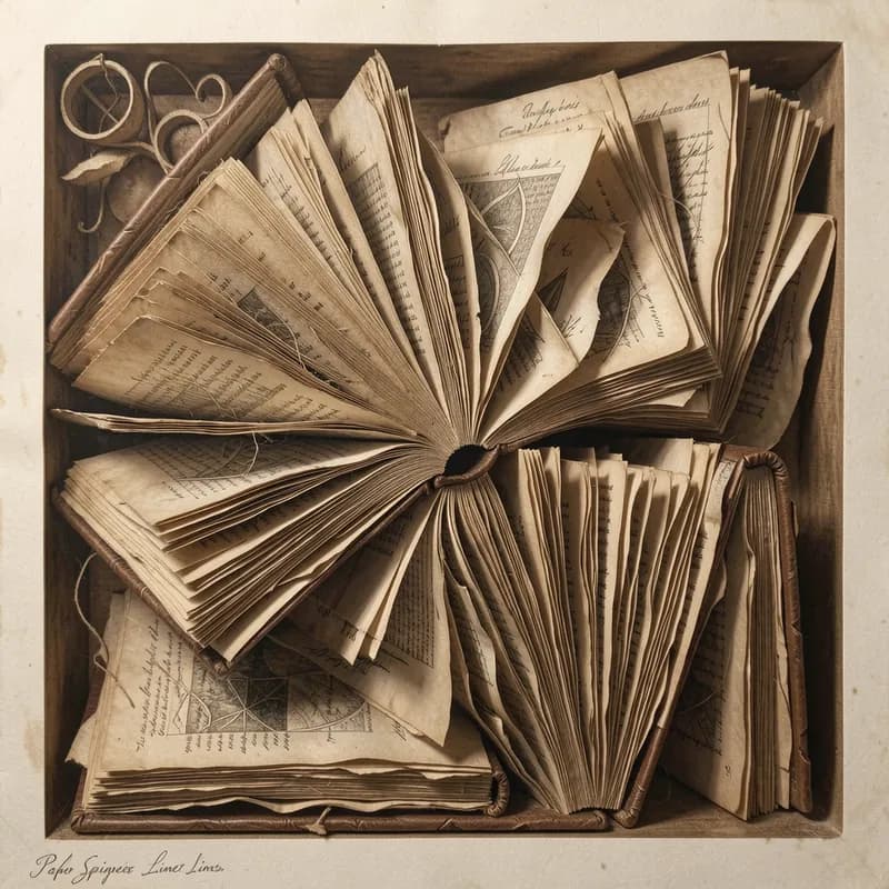 Paper Spines and Quiet Lines