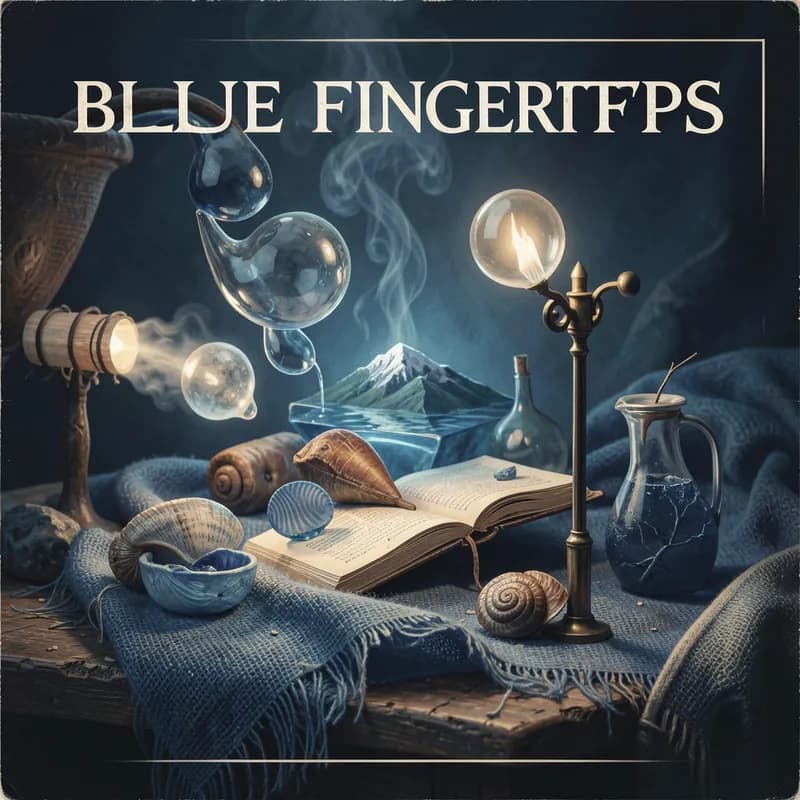 Blue Fingertips