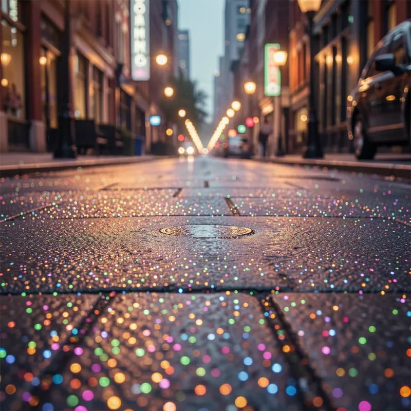 Glitter on the Pavement