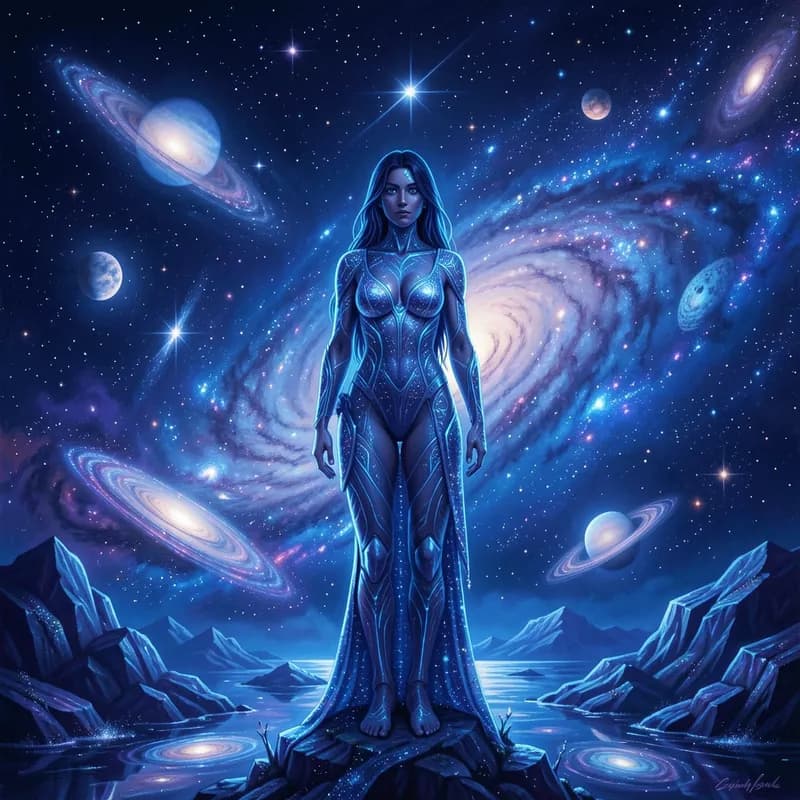 Cosmic Neon Blues