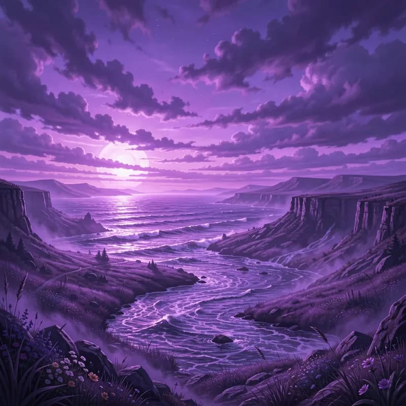 Purple Horizon Shuffle