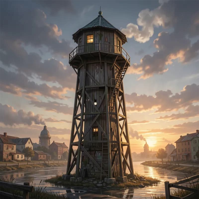 The Water Tower Glint