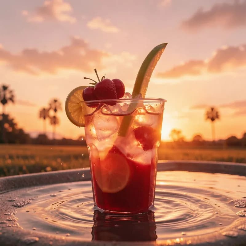 Cherry Slushie Sunrise