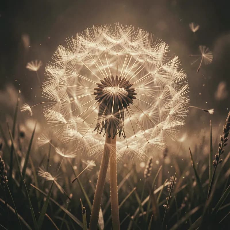 Neon Dandelions and Dust