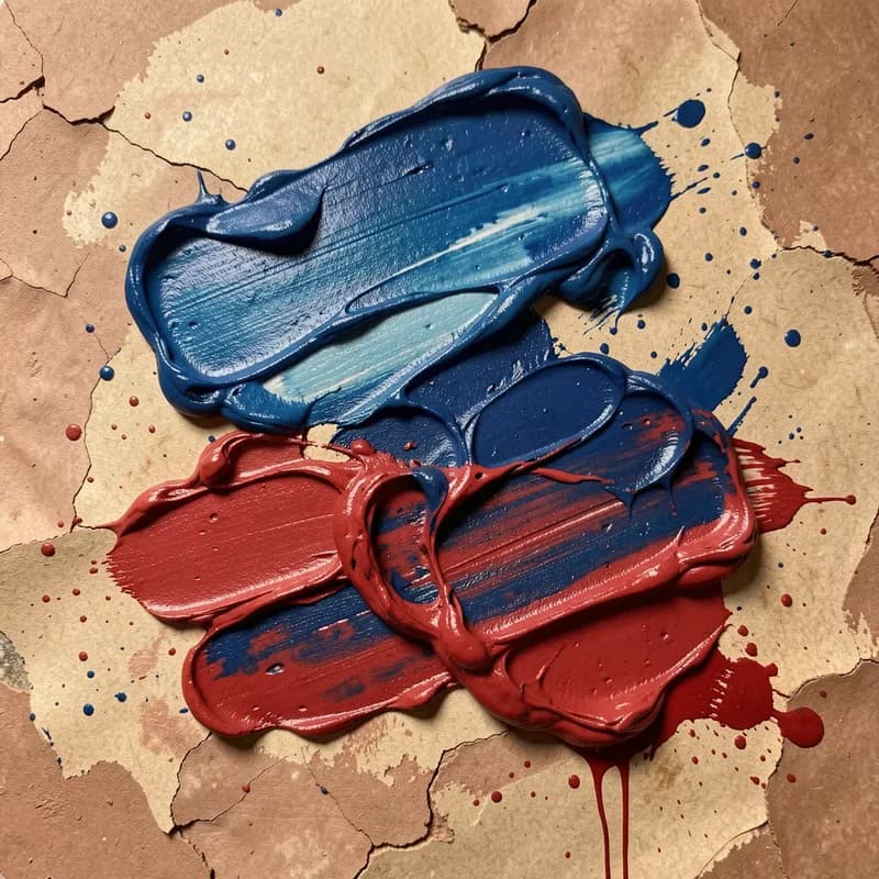 Blue Ink and Red Clay