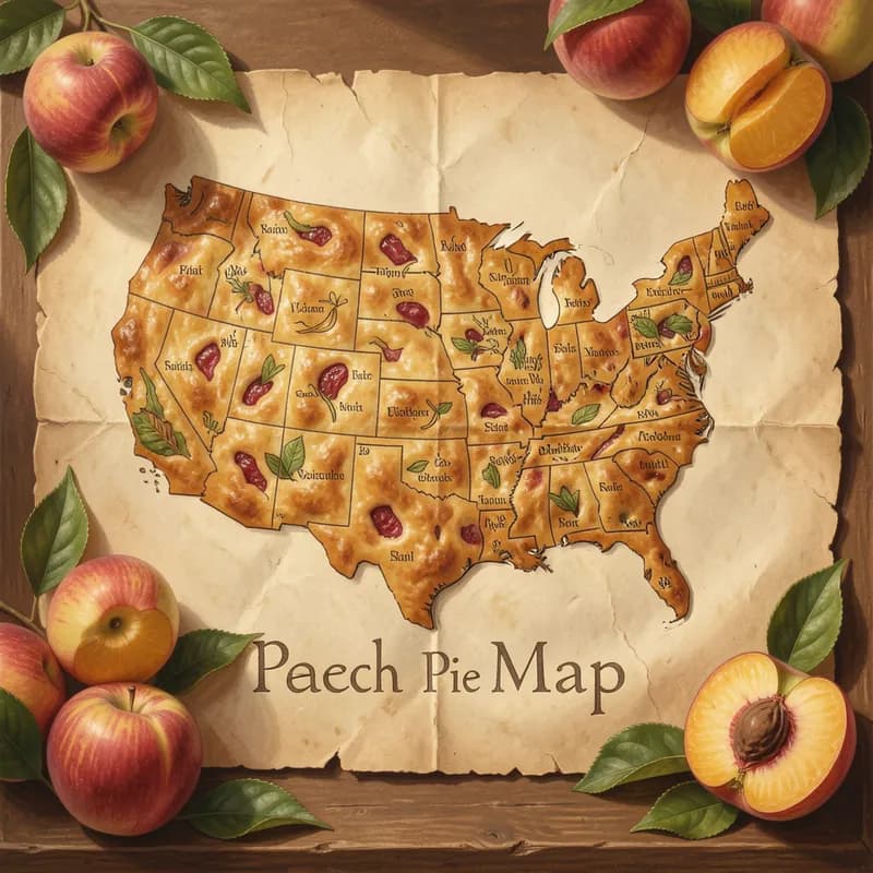 Peach Pie Map