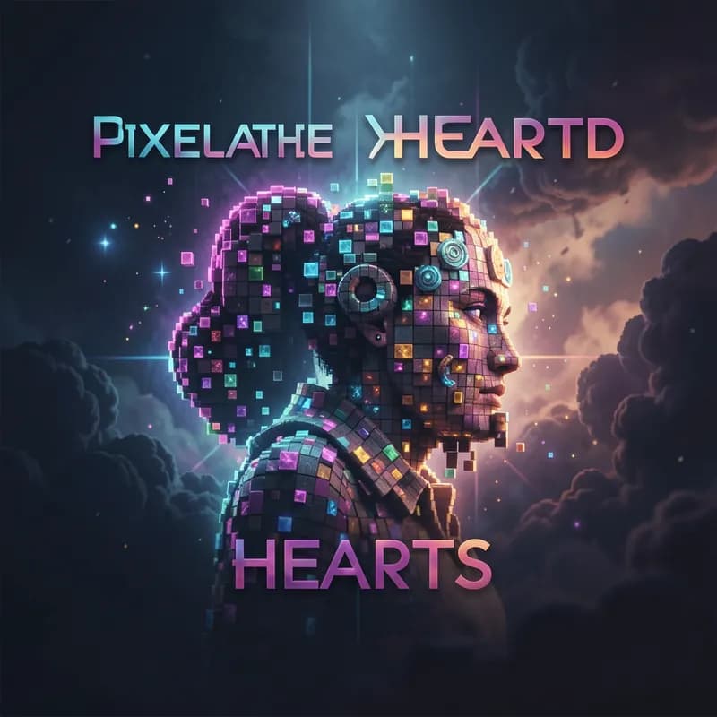 Pixelated Hearts