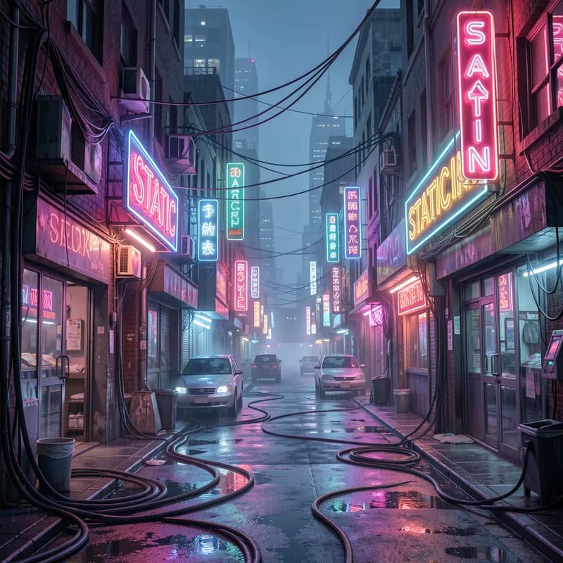 Static in the Neon