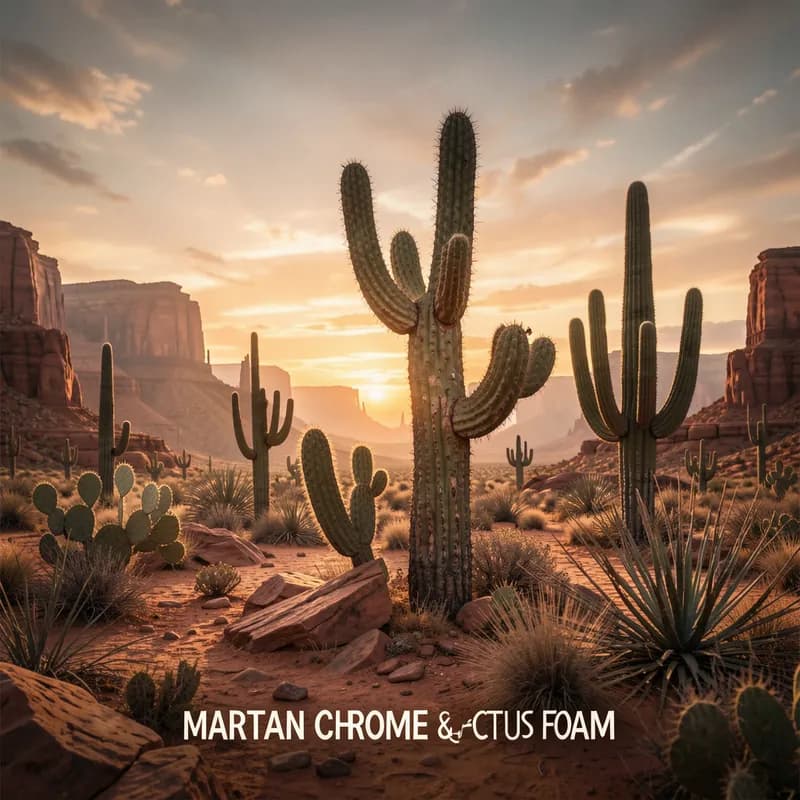Martian Chrome & Cactus Foam