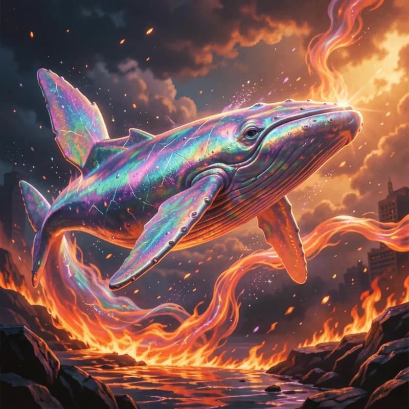 Holographic Whales and Fire Escape Tails