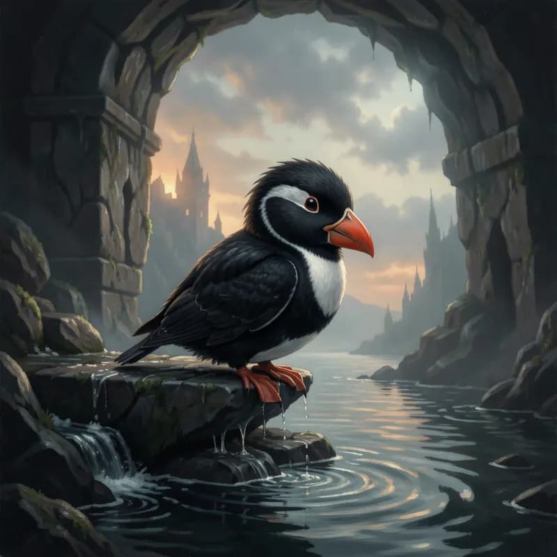 The Puffin on My Sleeve