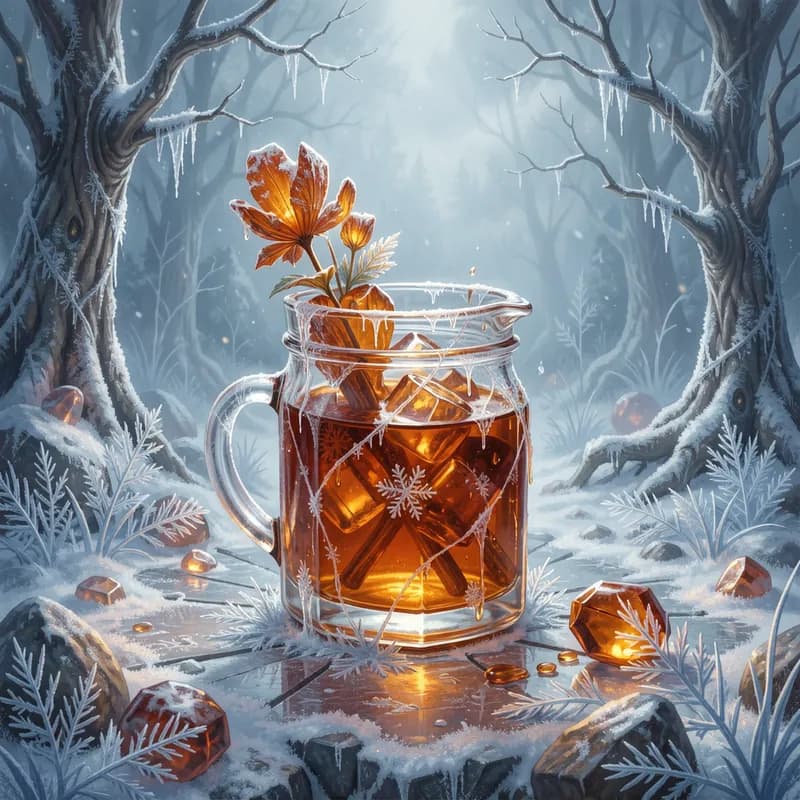 Amber in the Frost