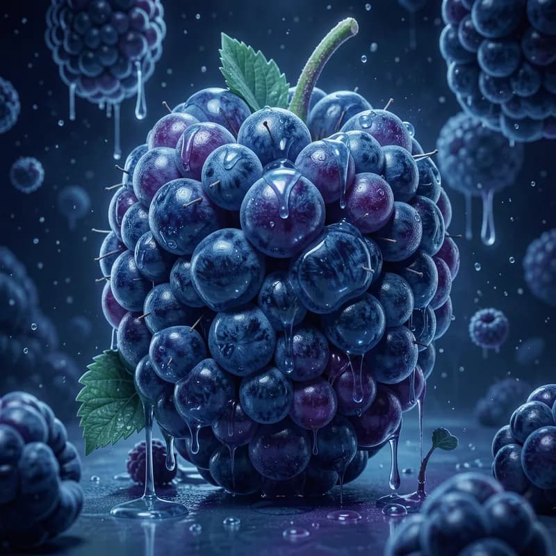 Blue Raspberry Static