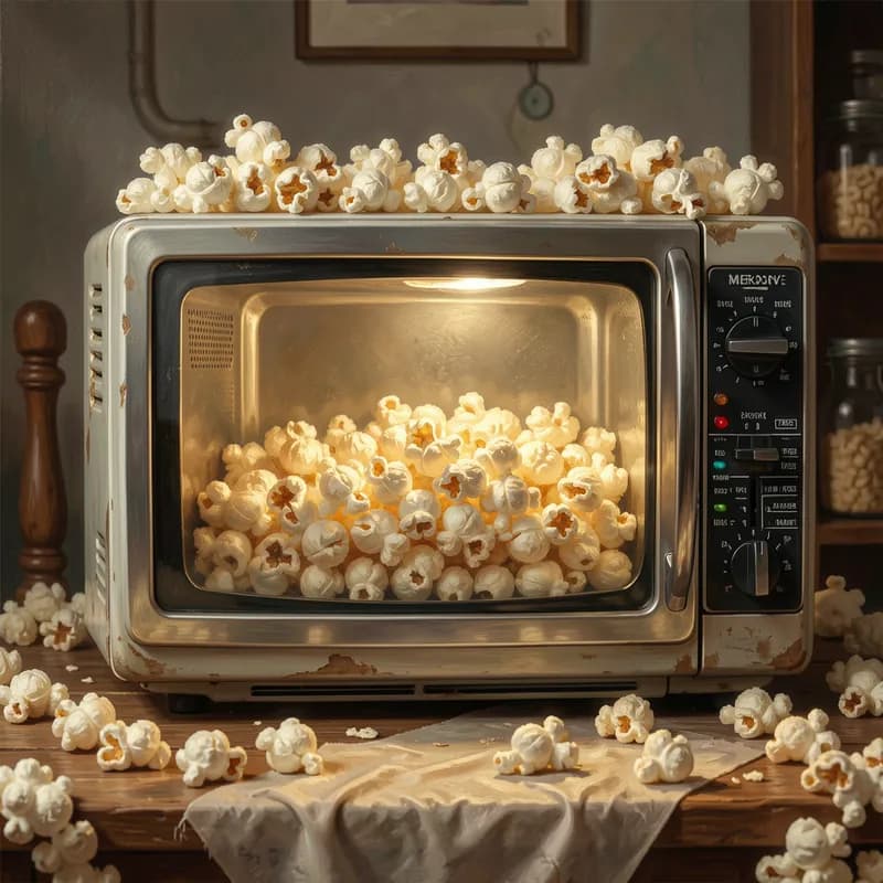 Microwave Popcorn & Memory Tape