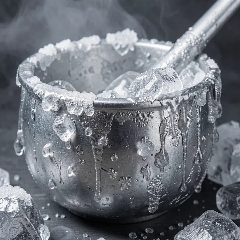 Salt-Crusted Silver