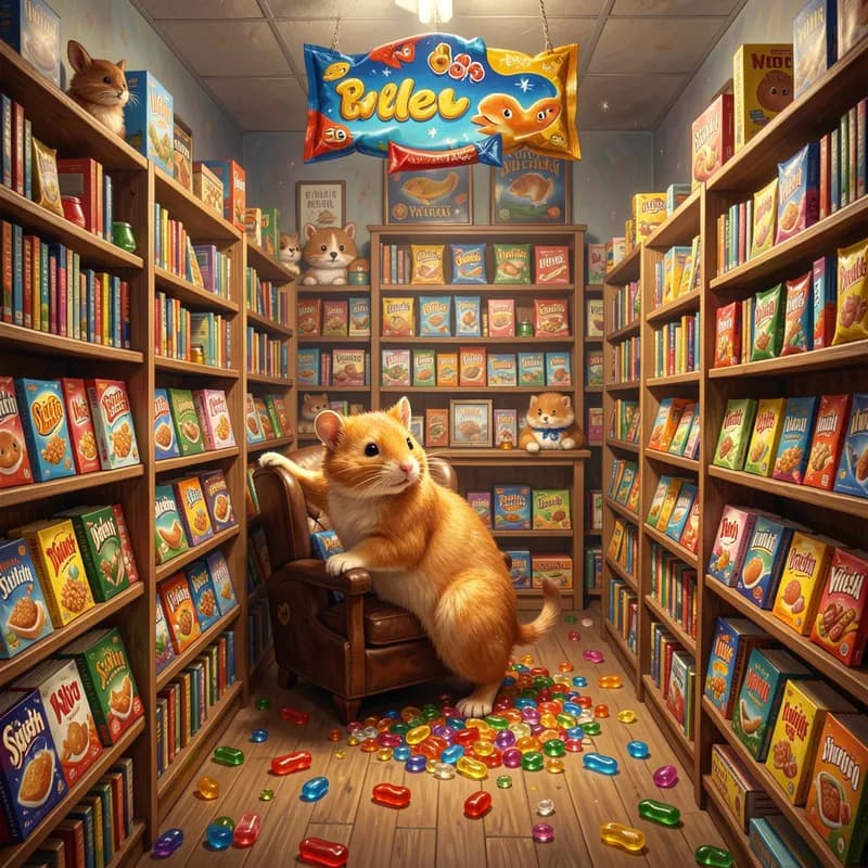 Swedish Fish at the Video Store