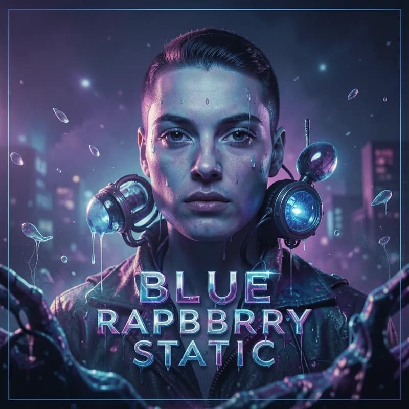 Blue Raspberry Static