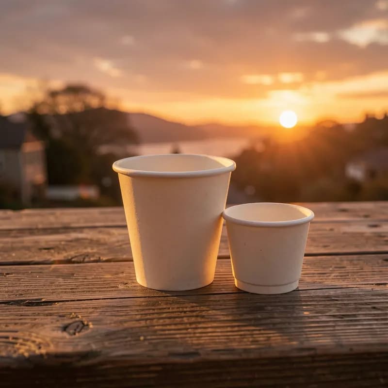 Paper Cups at Dawn