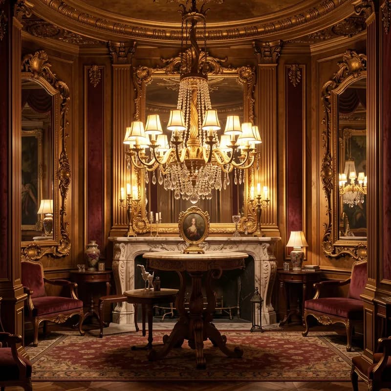 The Gilded Lobby Light