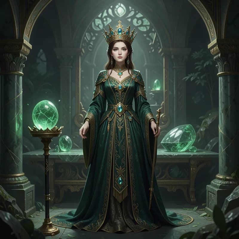 The Queen in Jade