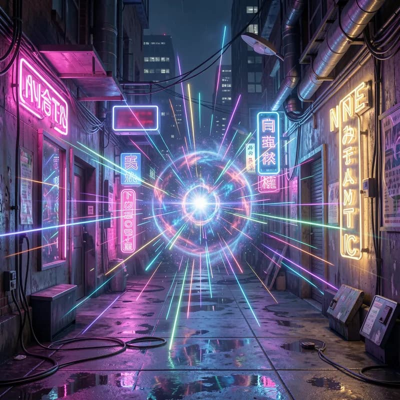 Neon Static
