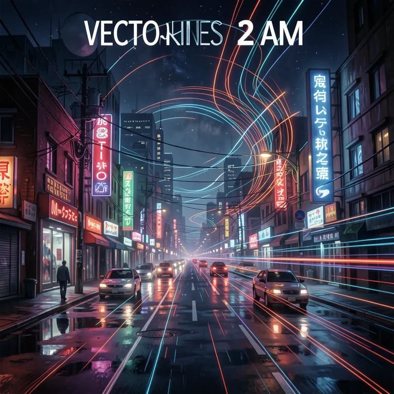 Vector Lines at 2 AM