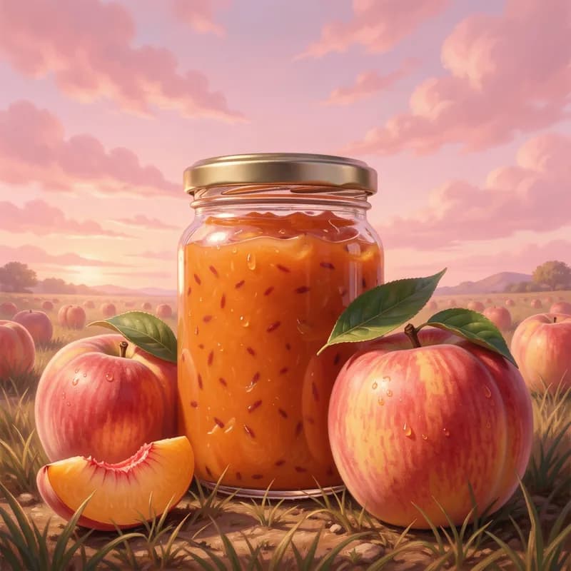 Peach Jam and Pink Skies