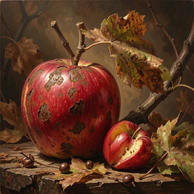 Rust and Red Delicious