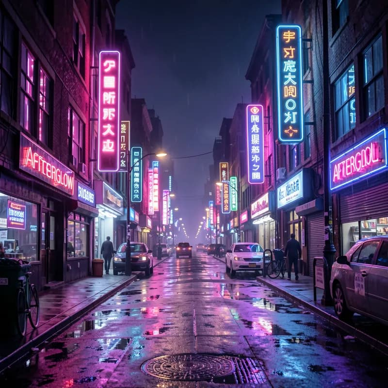 Neon Afterglow