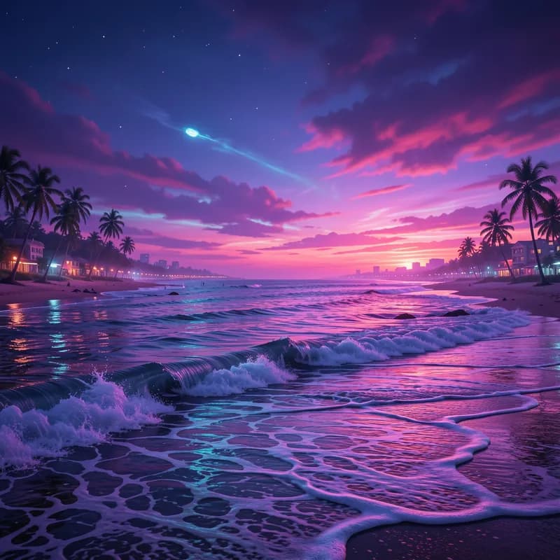 Neon Shoreline