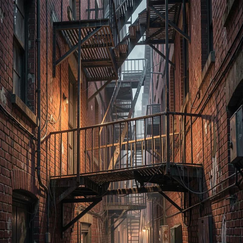 Static on the Fire Escape